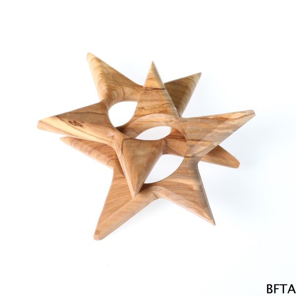 Olive Wood Joint Twin Stars