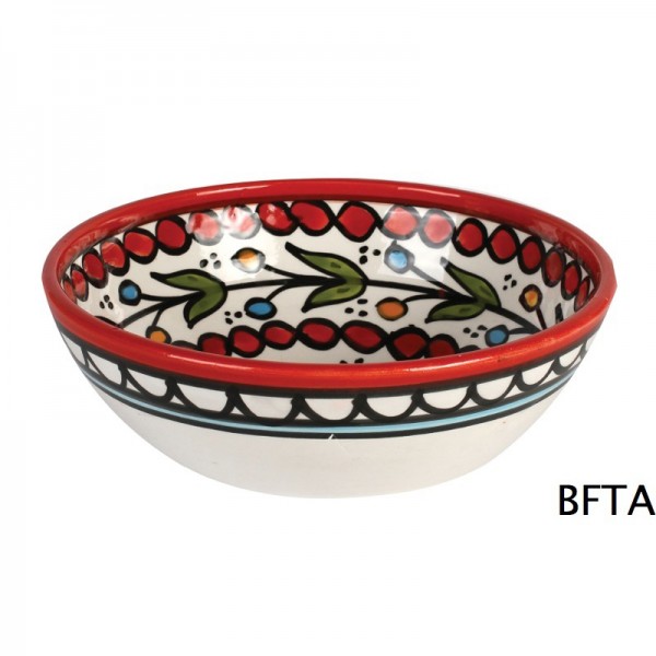 Hand Made Ceramics – Red Soup Bowl
