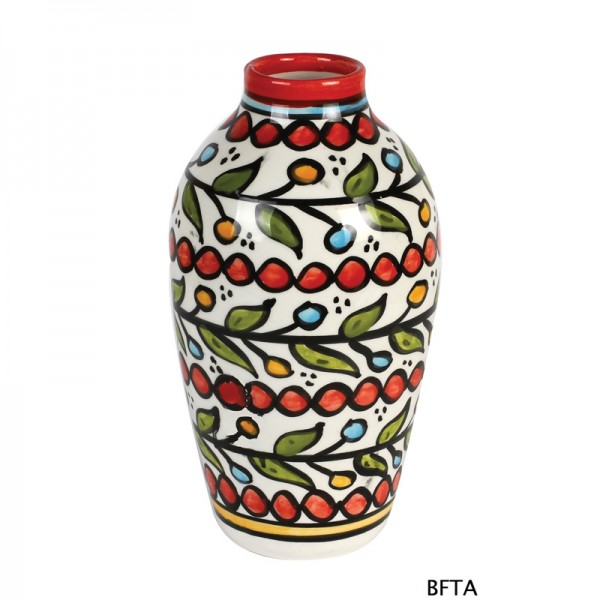 Handmade and Hand-painted Ceramic Vase