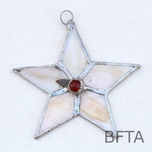 Recycled Mother of Pearl Glass Star