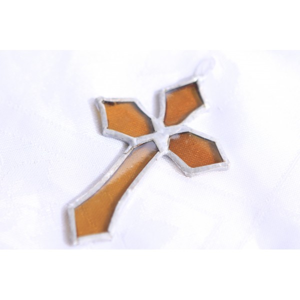 Recycled Glass Plain Cross