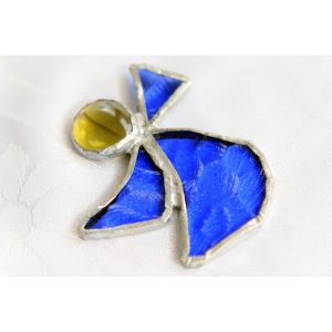 Recycled Glass Flying Angel