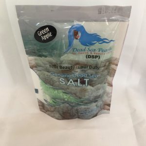 Dead Sea Bath Salt (300 grams) – Green Apple