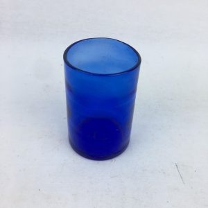 Blown Glass – Shot Cup – Dark Blue