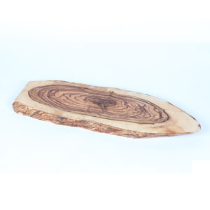 Olive Wood Cutting Board - Natural Bark