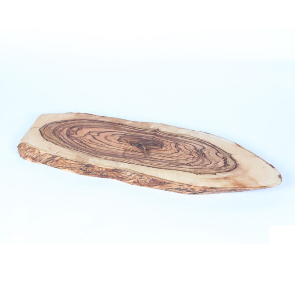 Olive Wood Natural Bark Cutting Board