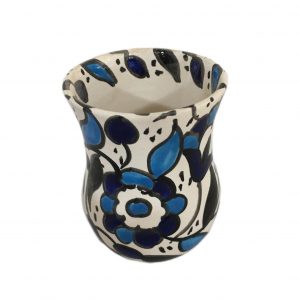 Hand Made Ceramics Coffee Cup - Light and Dark Blue