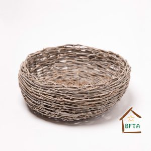 Handmade Trimmed Olive Tree Branch Baskets