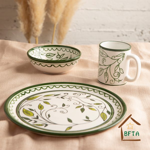 Green Olives Handmade Ceramic Kitchen Gift Set 