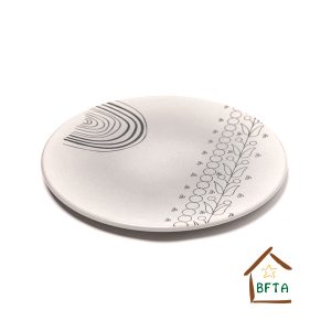 Handmade Ceramic Plates with Exclusive Patterns for BFTA